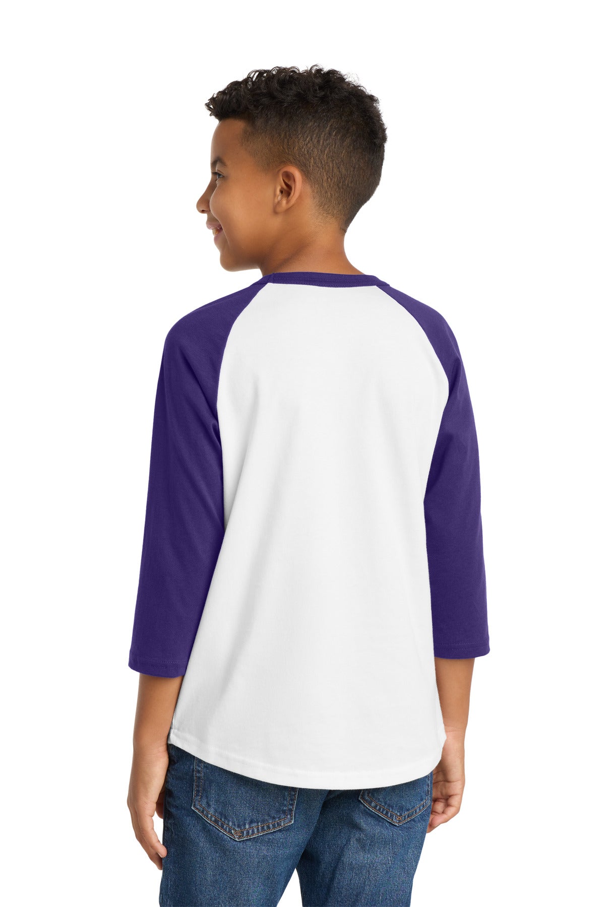 Sport-Tek Youth Colorblock Raglan Jersey.  YT200