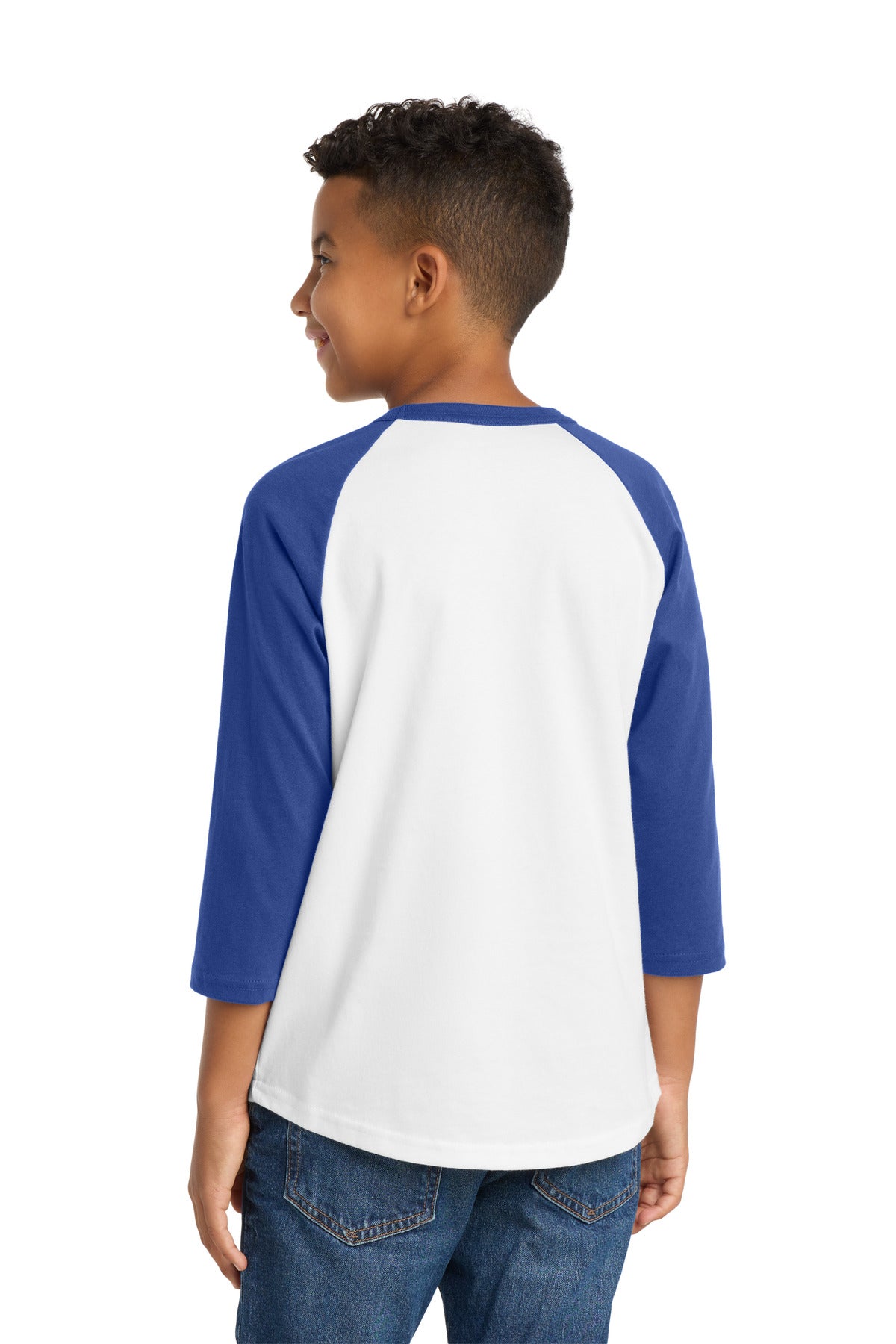 Sport-Tek Youth Colorblock Raglan Jersey.  YT200